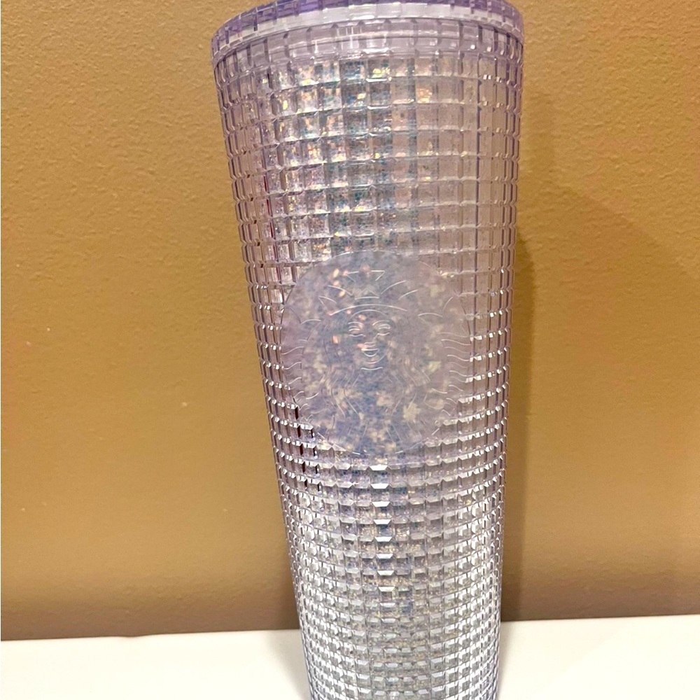 Starbucks Overseas Glitter Grid Tumbler